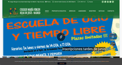 Desktop Screenshot of colegiomariavirgen.es